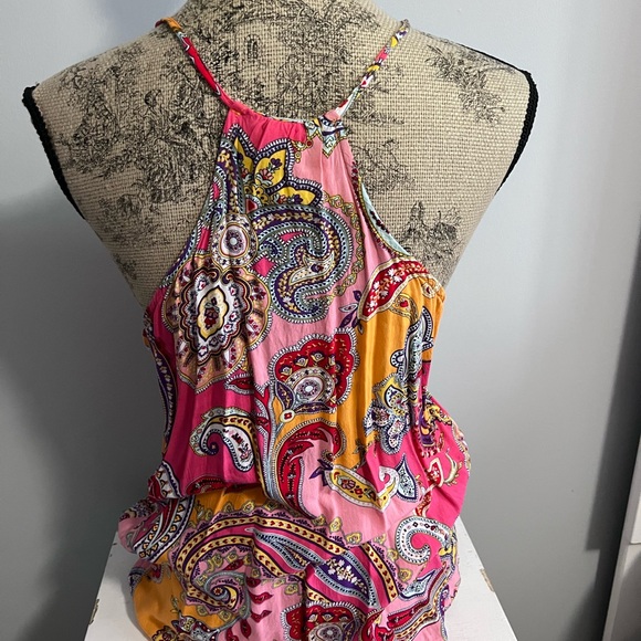 Old Navy Paisley Camisole - Pink and Yellow - Picture 2 of 3